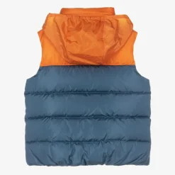 Gucci Coats & Jackets*Boys Blue & Orange Puffer Gilet