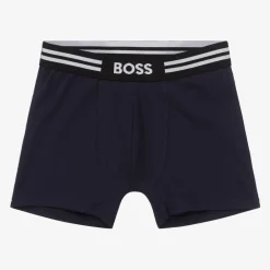 BOSS Underwear*Boys Blue & Red Boxer Shorts (2 Pack)