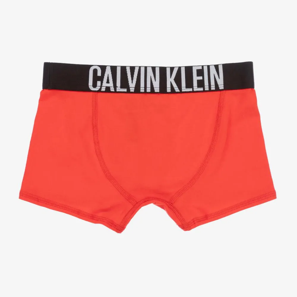 Calvin Klein Underwear*Boys Blue & Red Cotton Boxers (2 Pack)