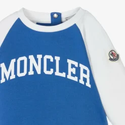 Moncler Enfant Tracksuits|Tracksuits*Boys Blue & White Cotton Tracksuit