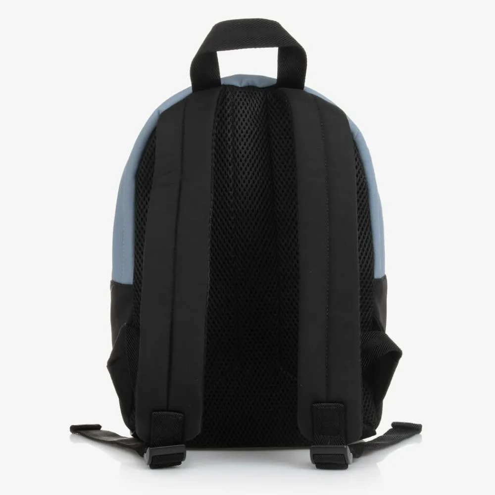 BOSS Bags*Boys Blue & Black Canvas Backpack (33cm)