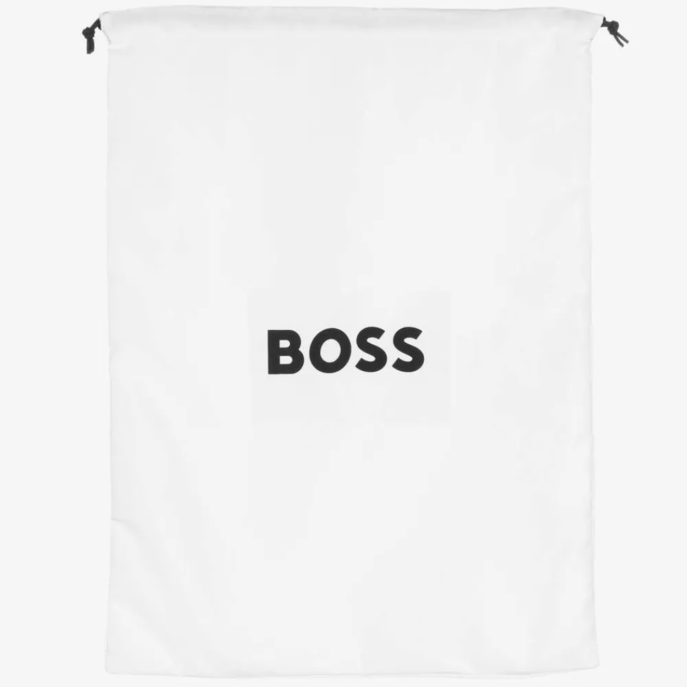 BOSS Bags*Boys Blue & Black Canvas Backpack (33cm)