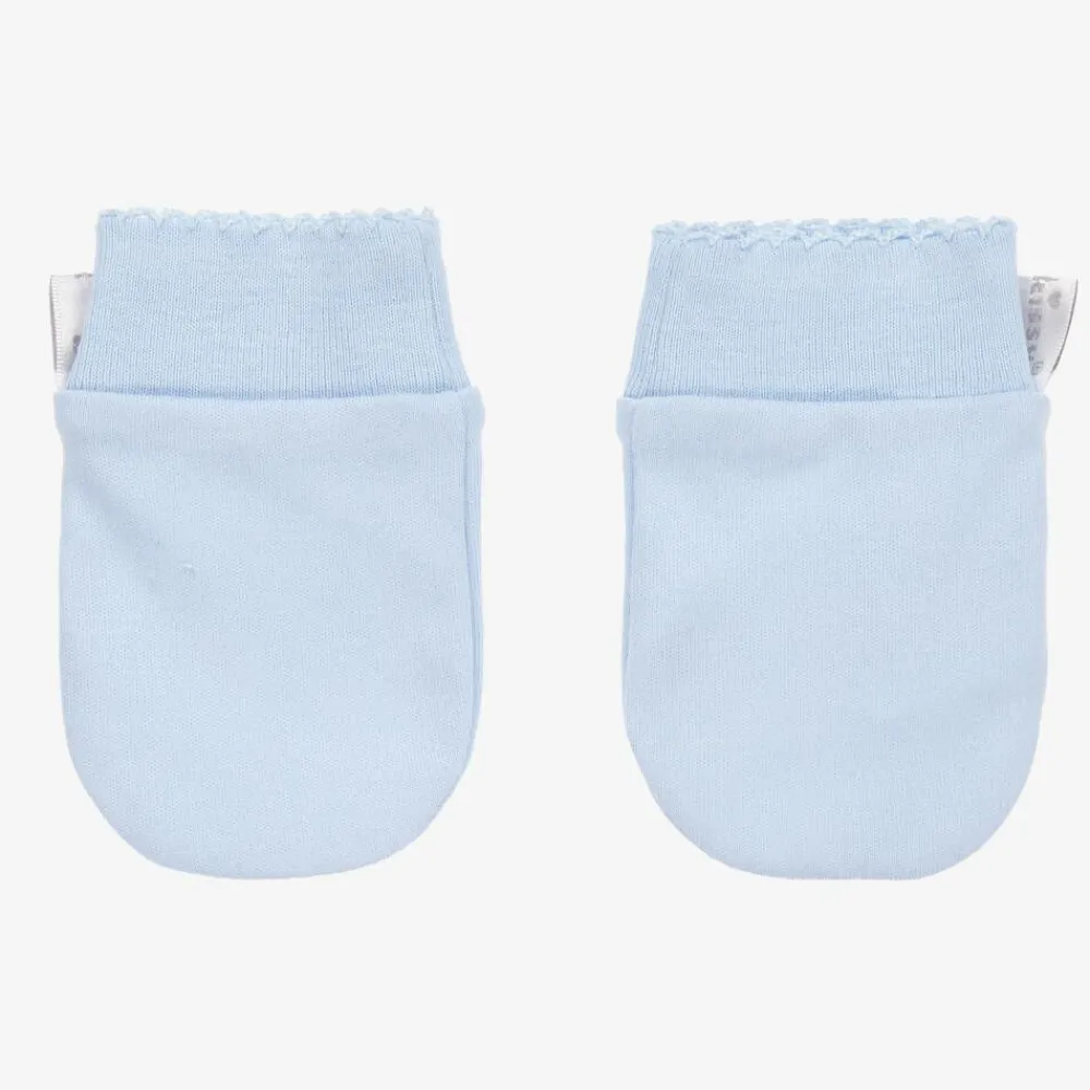 Kissy Kissy Gloves & Mittens*Boys Blue Beary Best Friends Scratch Mittens