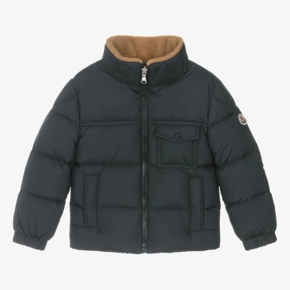 Moncler Enfant Coats & Jackets*Boys Blue Cayden Jacket
