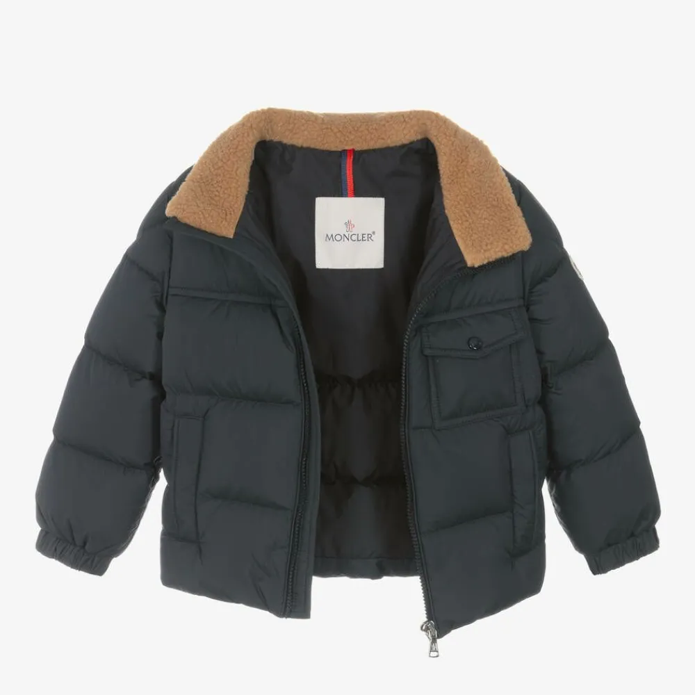 Moncler Enfant Coats & Jackets*Boys Blue Cayden Jacket