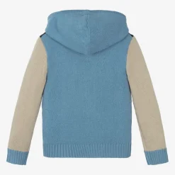 Guess Tops*Boys Blue Colourblock Hooded Sweater