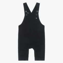 Petit Bateau Trousers*Boys Blue Corduroy Dungarees