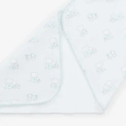 Kissy Kissy Feeding Accessories*Boys Blue Cotton Beary Besties Burp Cloth (49cm)