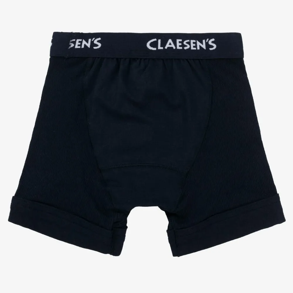 Claesens Underwear*Boys Blue Cotton Boxer Shorts (2 Pack)