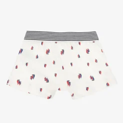 Petit Bateau Underwear*Boys Blue Cotton Boxer Shorts (2 Pack)