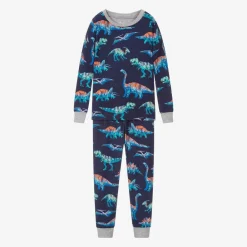 Hatley Nightwear*Boys Blue Cotton Dino Pyjamas