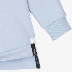 Givenchy Tops*Boys Blue Cotton 4G Rugby Shirt