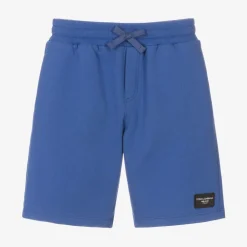 Dolce amp; Gabbana Shorts*Boys Blue Cotton Jersey Shorts