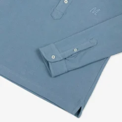 Mayoral Tops*Boys Blue Cotton Polo Shirt