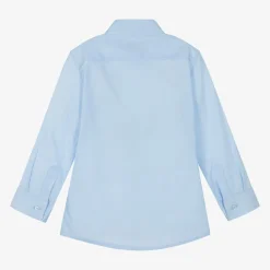 AIGNER Tops*Boys Blue Cotton Shirt