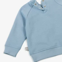 Stella McCartney Kids Tops*Boys Blue Cotton Sweatshirt