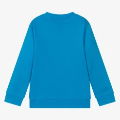 Stella McCartney Kids Tops*Boys Blue Cotton Sweatshirt