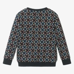 Guess Tops*Boys Blue Cotton Sweatshirt