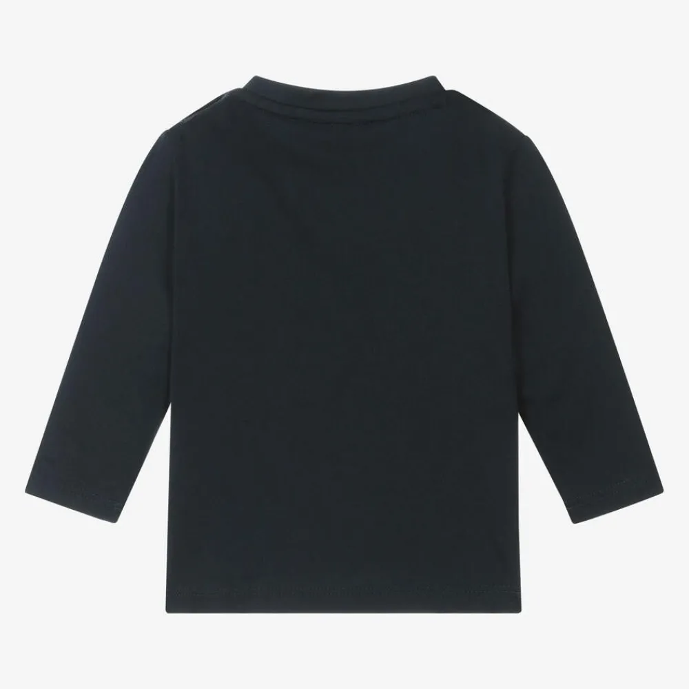 BOSS Tops*Boys Blue Cotton Top