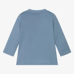 BOSS Tops*Boys Blue Cotton Top