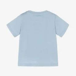 Stella McCartney Kids Tops*Boys Blue Cotton T-Shirt