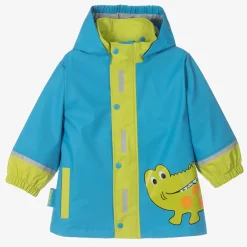 Playshoes Coats & Jackets|Coats & Jackets*Boys Blue Crocodile Raincoat