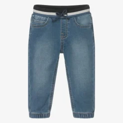 Mayoral Trousers*Boys Blue Denim-Look Jeans