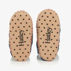 Hatley Slippers|Slippers*Boys Blue Dinosaur Bones Slippers