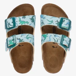 Birkenstock Sandals*Boys Blue Dinosaur Sandals