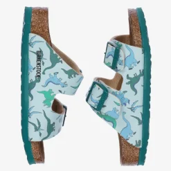Birkenstock Sandals*Boys Blue Dinosaur Sandals