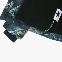 Molo Snowwear*Boys Blue Dinosaur Ski Jacket