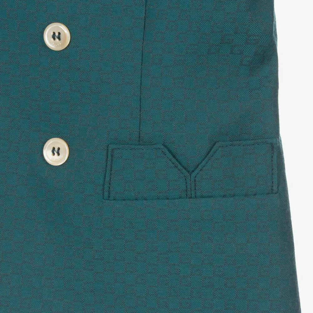 Gucci Coats & Jackets*Boys Blue Double-Breasted Blazer