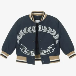 Burberry Coats & Jackets*Boys Blue Down Filled Bomber Jacket