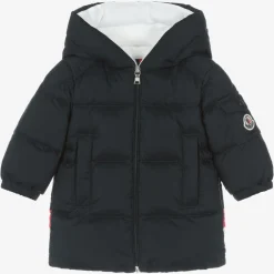 Moncler Enfant Coats & Jackets*Boys Blue Down Padded Marat Parka Coat