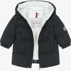 Moncler Enfant Coats & Jackets*Boys Blue Down Padded Marat Parka Coat