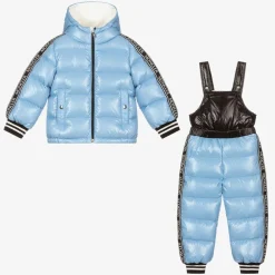 Moncler Enfant Snowwear|Snowwear*Boys Blue Down Padded Talat Snowsuit