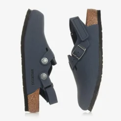 Birkenstock Sandals|Sandals*Boys Blue Faux Leather Clog Sandals