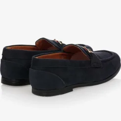 Romano Loafers & Moccasins|Loafers & Moccasins*Boys Blue Faux Suede Horsebit Loafers