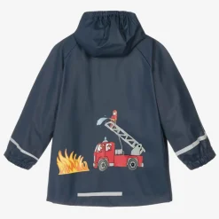 Playshoes Coats & Jackets|Coats & Jackets*Boys Blue Fire Engine Raincoat