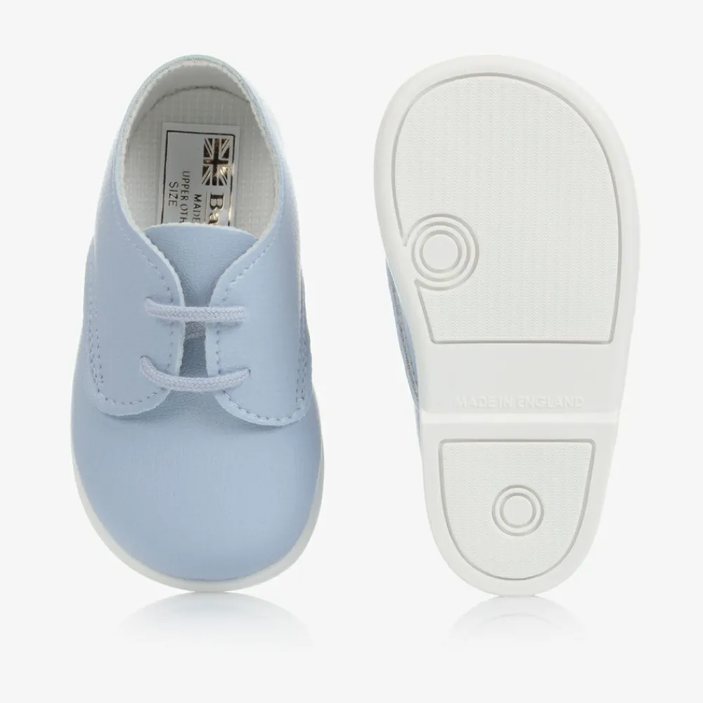 Early Days Traditional Shoes|First Walkers*Boys Blue First Walker Shoes