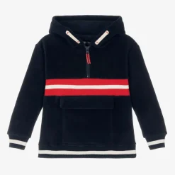 Dr. Kid Tops*Boys Blue Fleece Hoodie