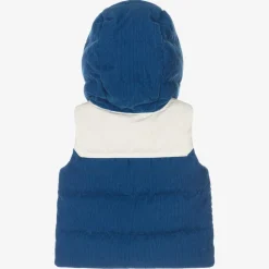 Moncler Enfant Coats & Jackets|Coats & Jackets*Boys Blue Hooded Down Gilet