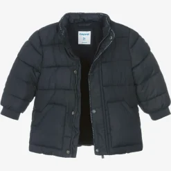 Mayoral Coats & Jackets*Boys Blue Hooded Puffer Coat