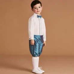Beatrice amp; George Outfit Sets*Boys Blue Knickerbocker Shorts Set