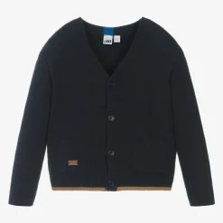 iDO Baby Tops*Boys Blue Knitted Cardigan