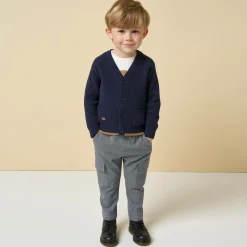 iDO Baby Tops*Boys Blue Knitted Cardigan