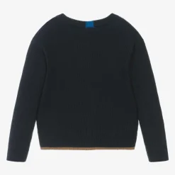 iDO Baby Tops*Boys Blue Knitted Cardigan