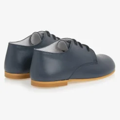 Beatrice amp; George Traditional Shoes|Brogues*Boys Blue Lace-Up Leather Shoes