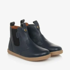 Bobux IWalk Boots*Boys Blue Leather Ankle Boots