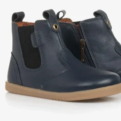 Bobux IWalk Boots*Boys Blue Leather Ankle Boots